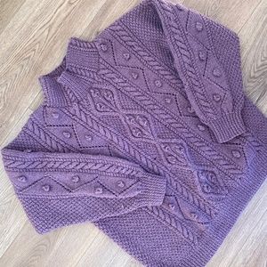 Handmade knit sweater